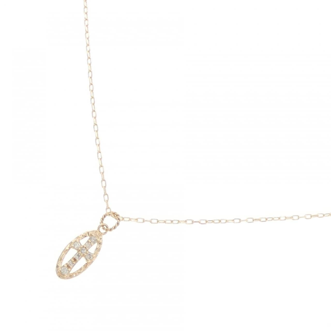 アガット ダイヤモンド ネックレス 0.05CT