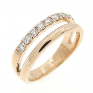 K18PG ダイヤモンド リング 0.20CT