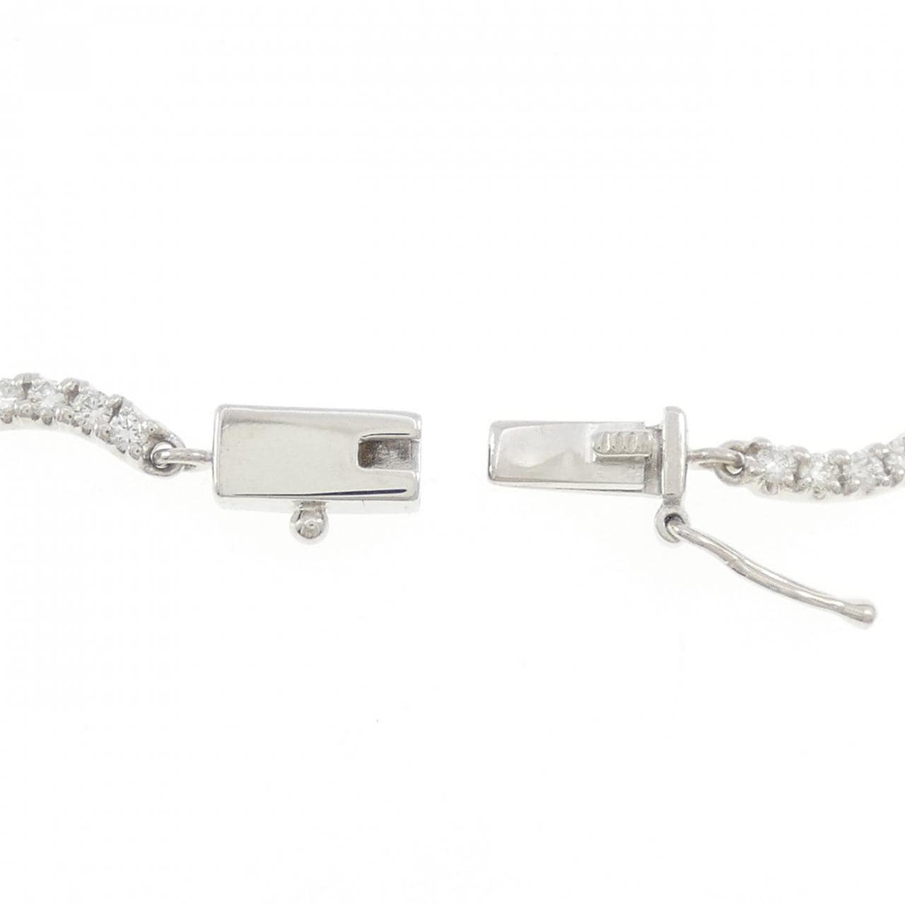 K18WG ダイヤモンド ネックレス 3.50CT