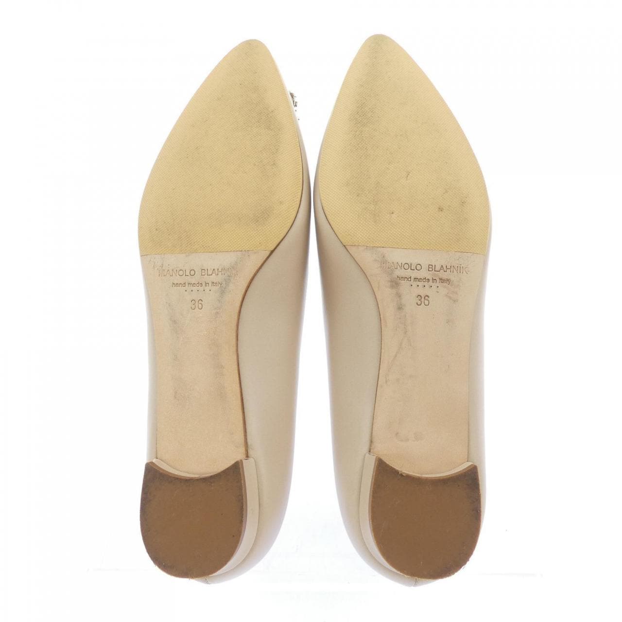 マノロブラニク MANOLO BLAHNIK HANGISI FLAT フラットシューズ