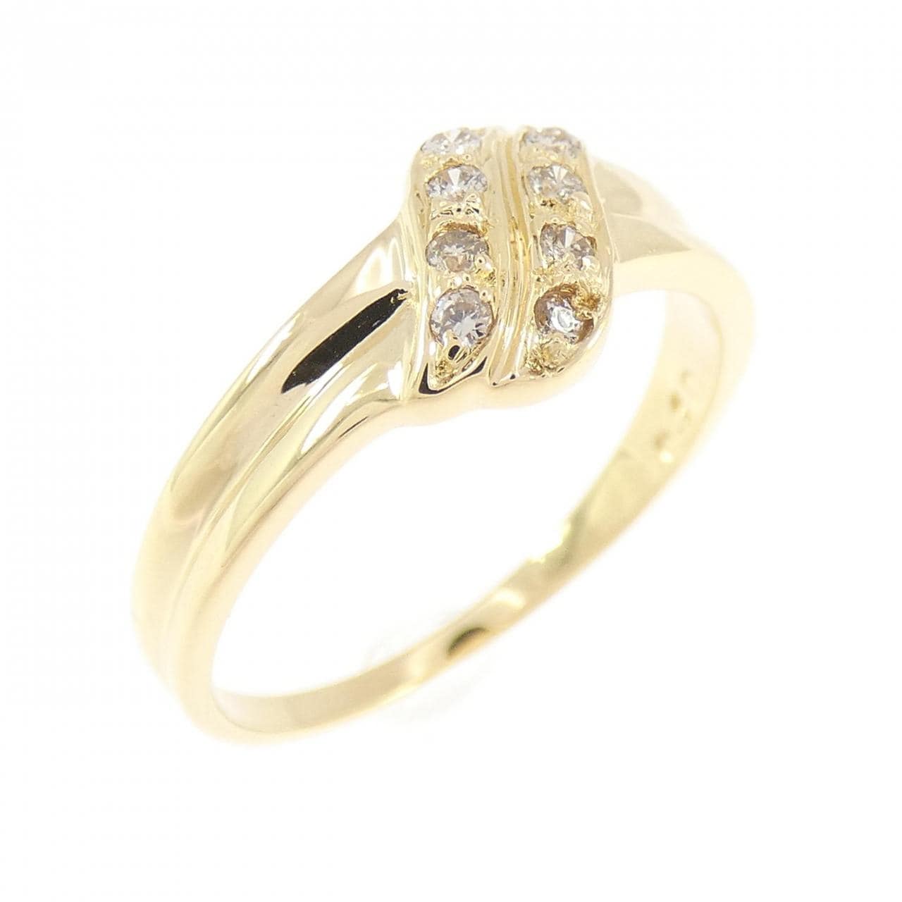 K18YG ダイヤモンド リング 0.10CT