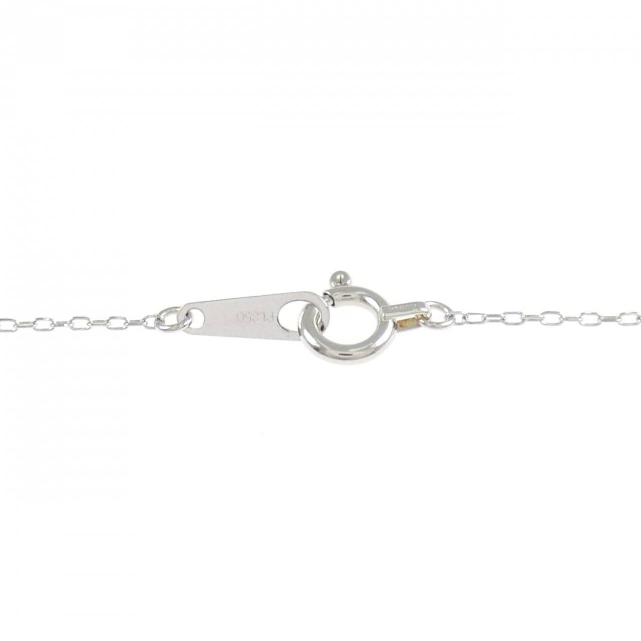 PT900/PT850 ソリティア ダイヤモンド ネックレス 0.13CT