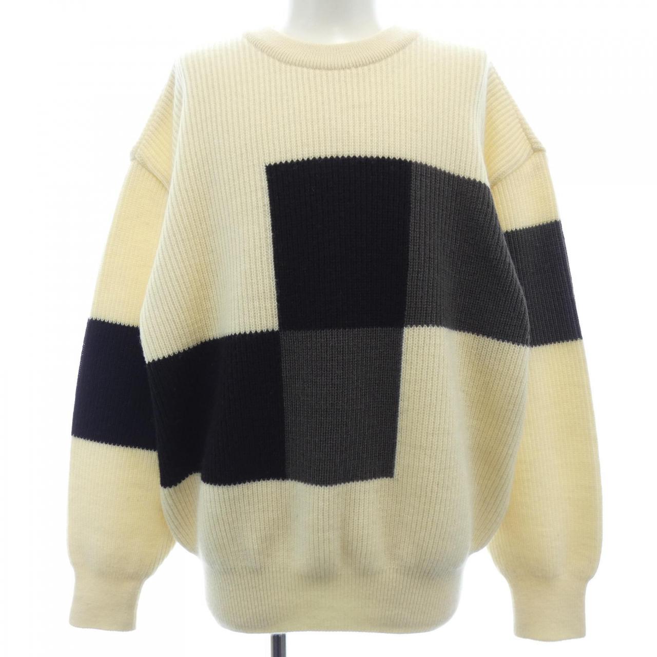 ISSEY MIYAKE ニット 70's ヴィンテージ ウール 長袖 ボーダー ISSEY MIYAKE ニット 70's ヴィンテージ ウール 長袖 ボーダー