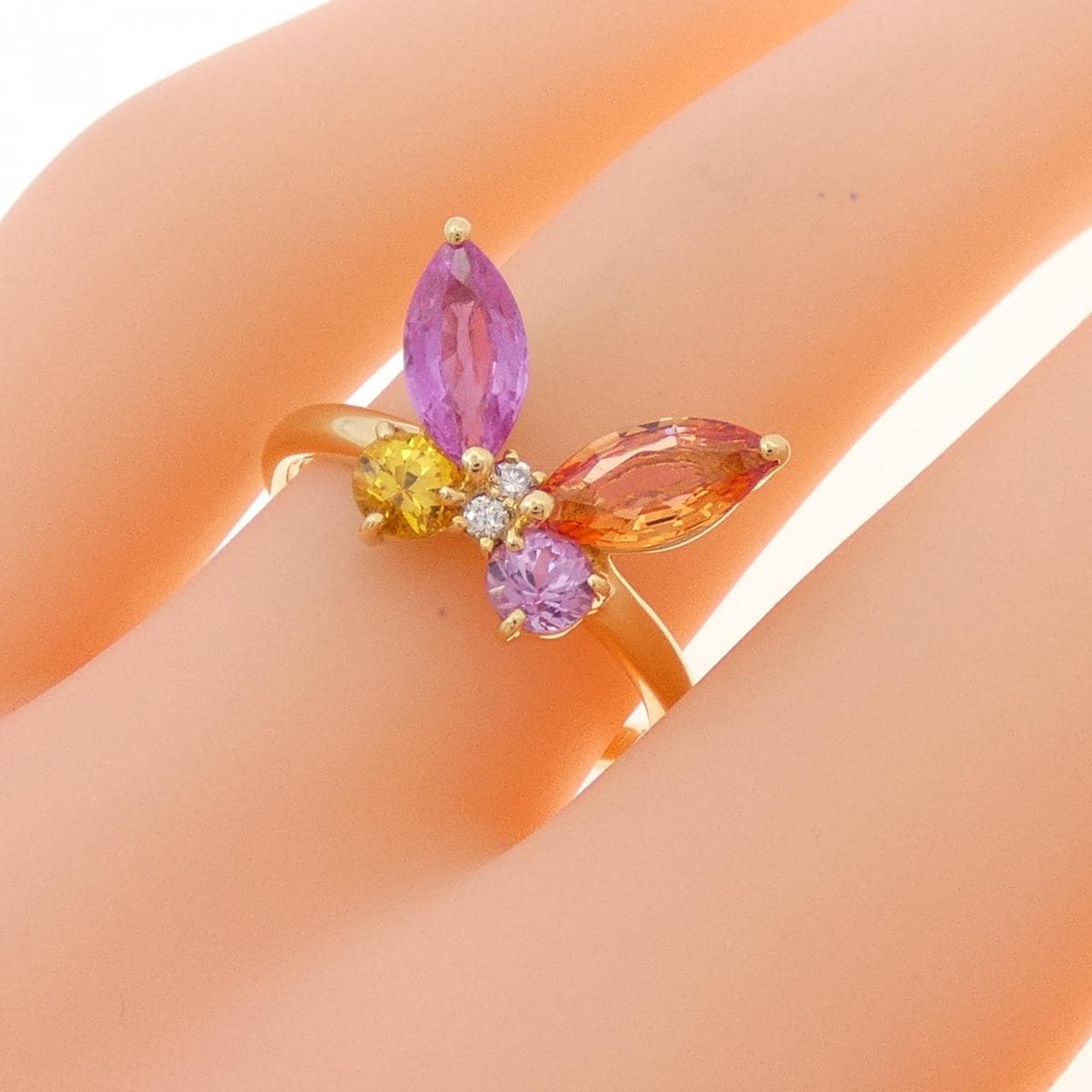 ポンテヴェキオ サファイヤ リング 1.7CT