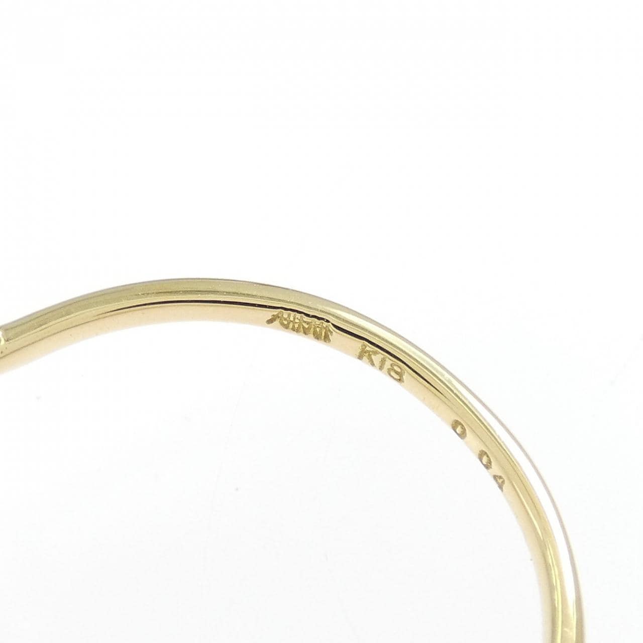 アーカー フィルージュ ハート ハーフ リング 0.04CT