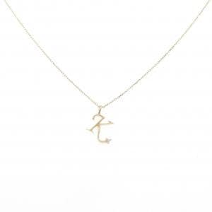 クミキョク イニシャル ダイヤモンド ネックレス