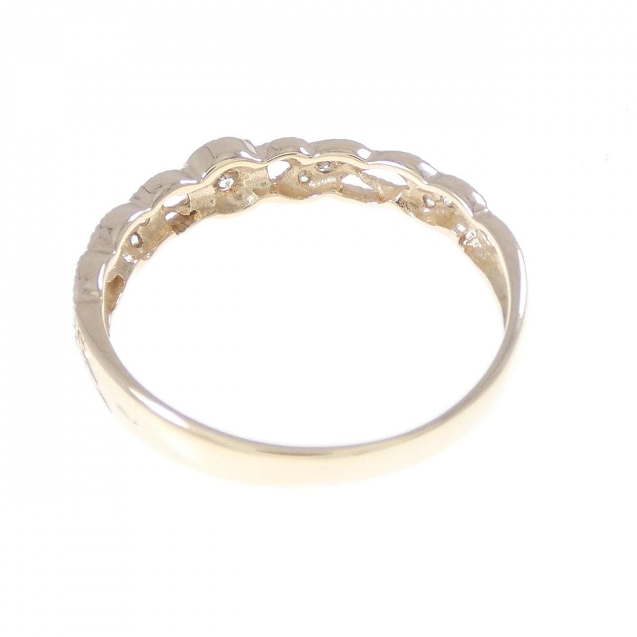 K10YG ダイヤモンド リング 0.10CT