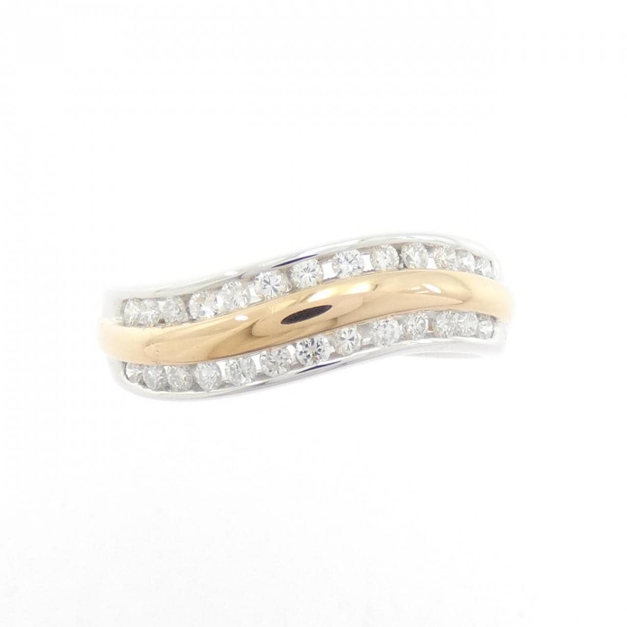 K18WG/K18PG ダイヤモンド リング 0.38CT