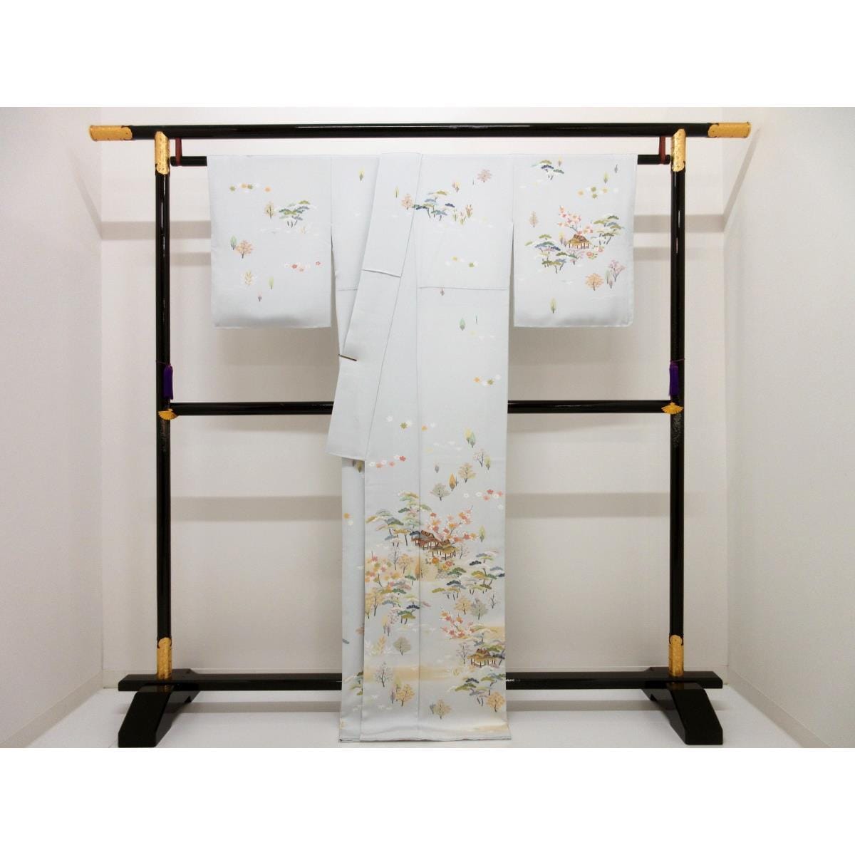 【新品】訪問着　友禅金彩加工