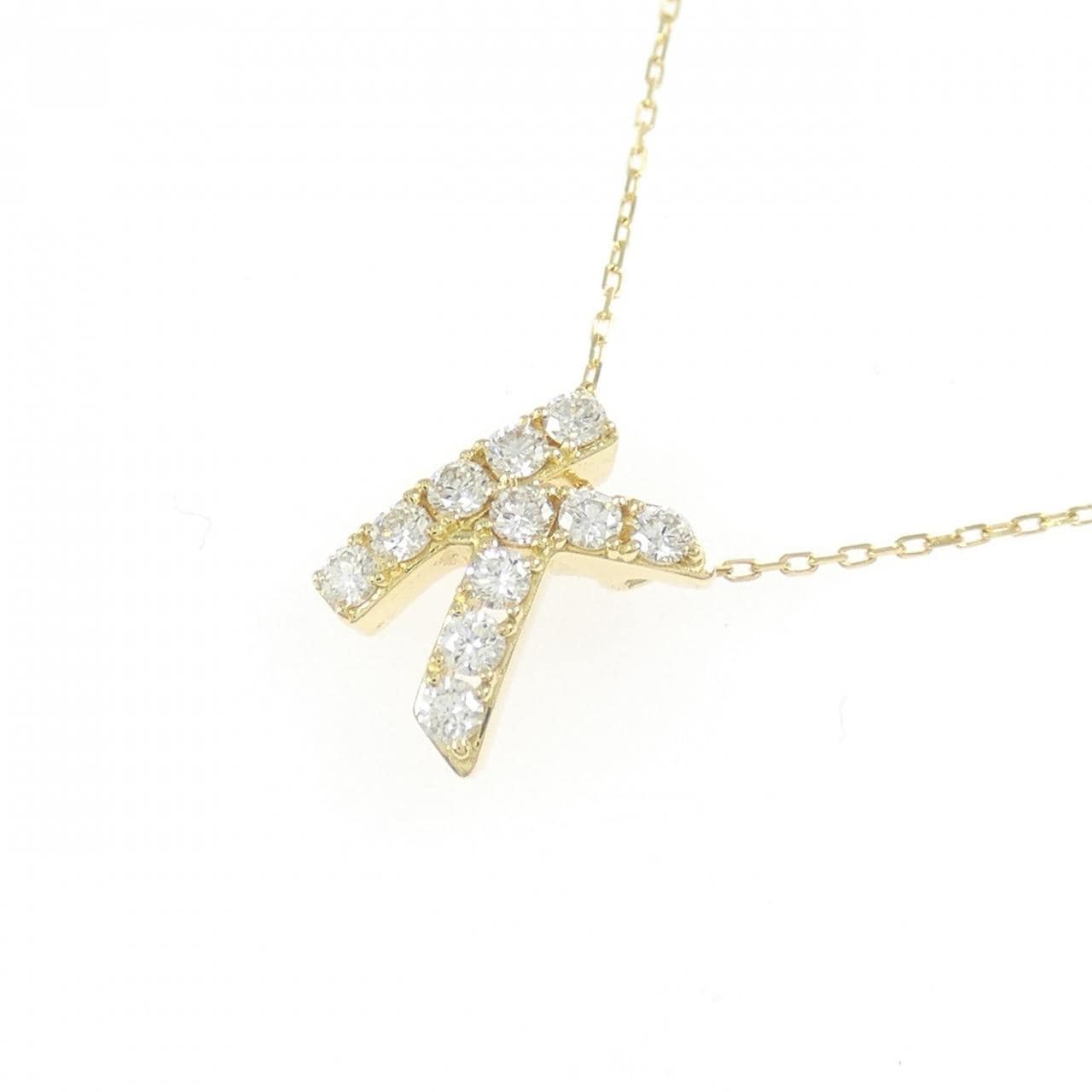 アーカー プルミエトワール イニシャル ネックレス 0.22CT
