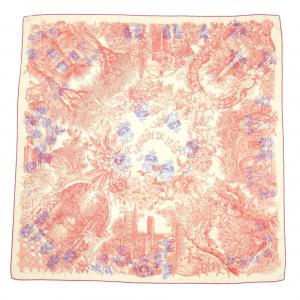 エルメス HERMES LE JARDIN DE LEILA カレジェアン140. ショール