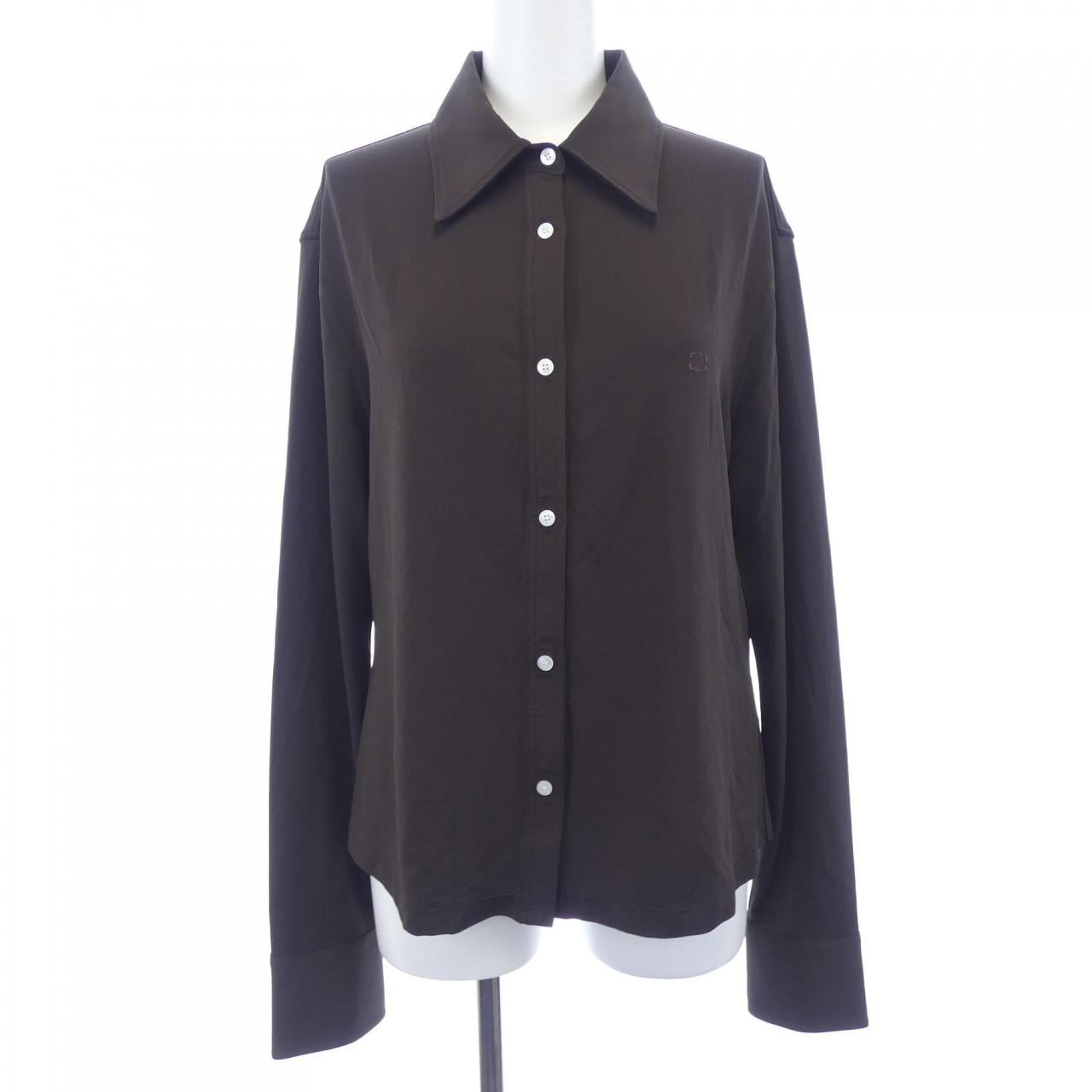 セリーヌ CELINE FITTED SHIRT IN VISCOSE RC08K0P07 シャツ