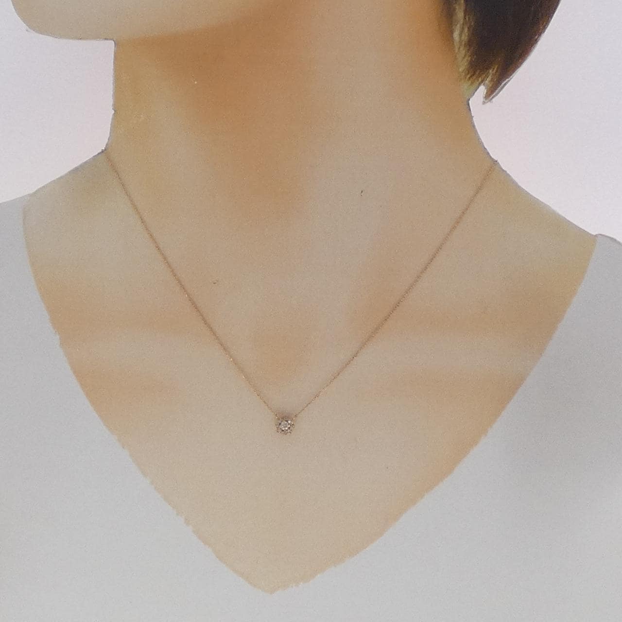 サマンサティアラ ネックレス 0.09CT