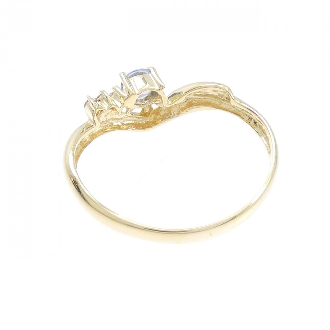 K18YG サファイヤ リング