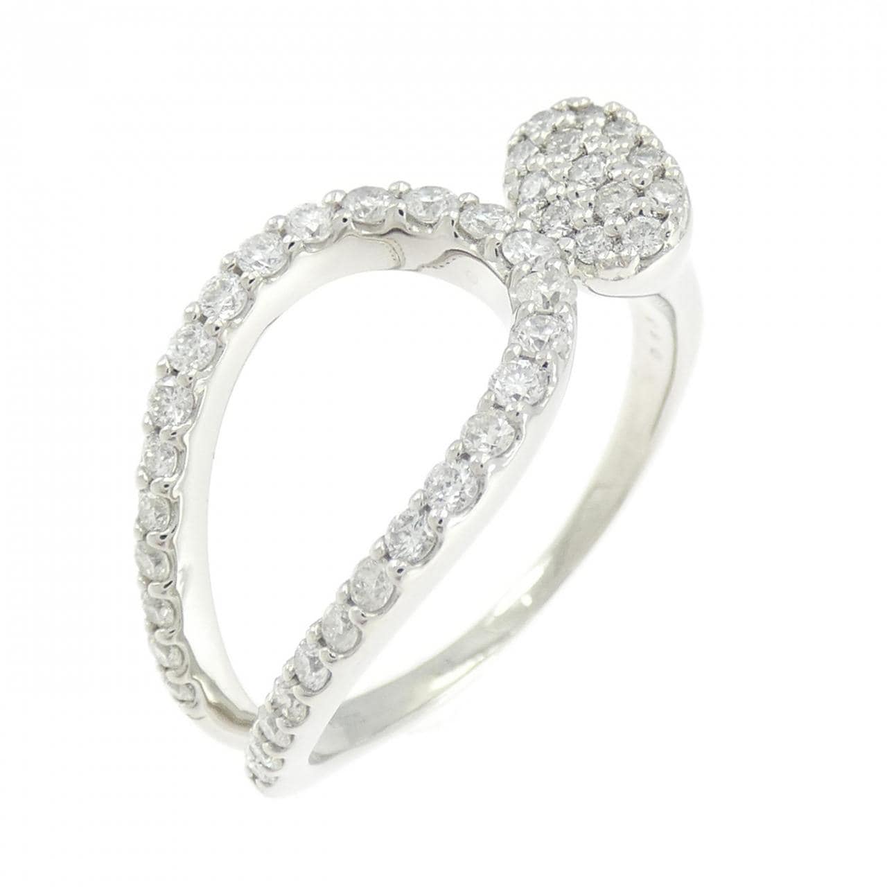 PT950 ダイヤモンド リング 0.60CT