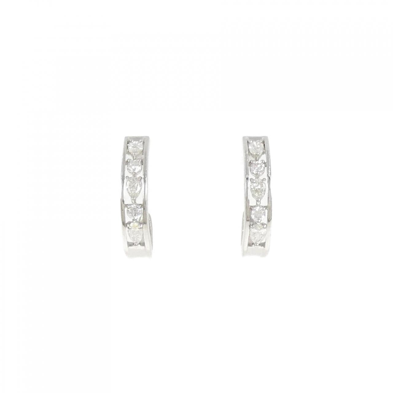 【新品】PT900 ダイヤモンド ピアス 0.34CT