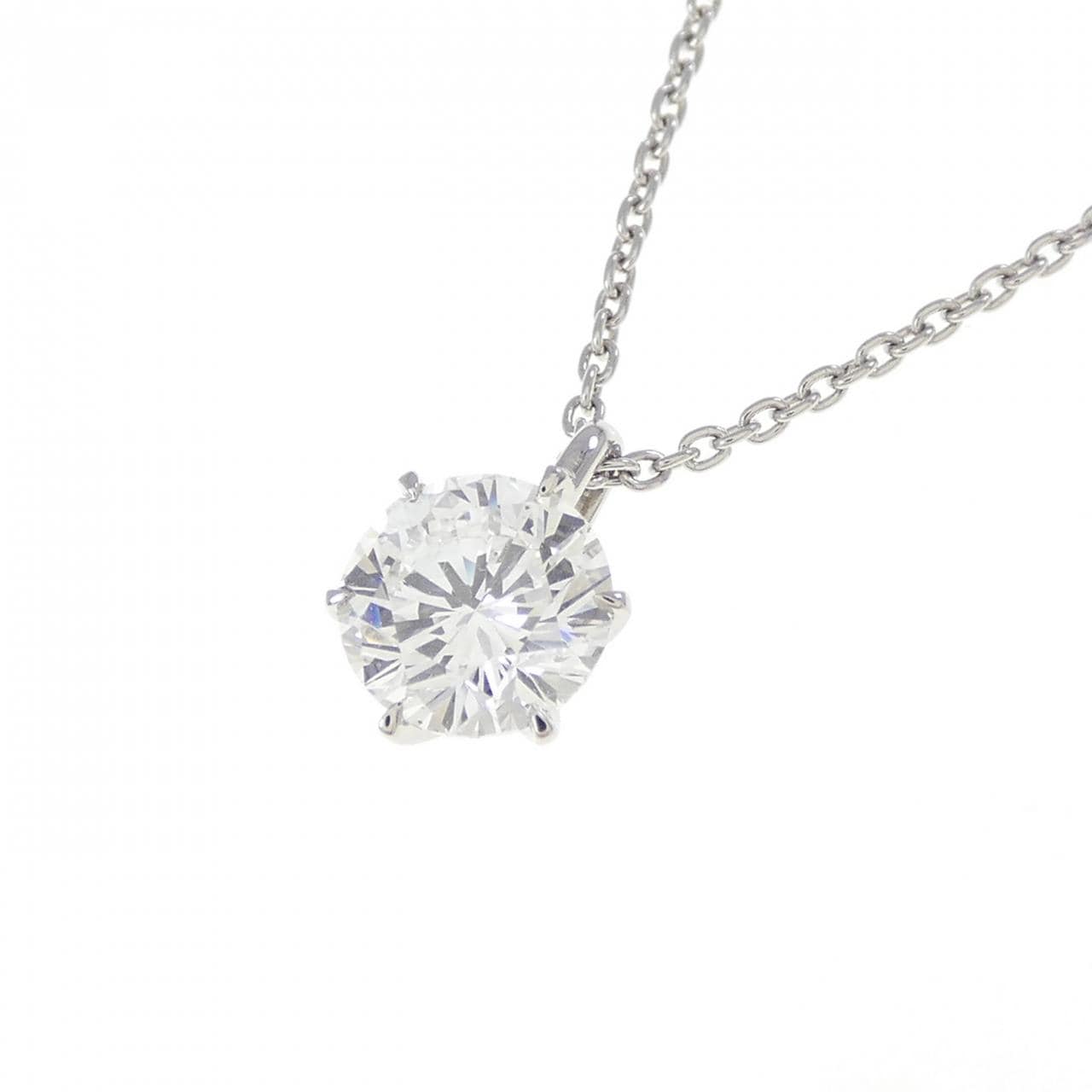 【リメイク】PT900/PT850 ダイヤモンド ネックレス 0.600CT D VS2 VG