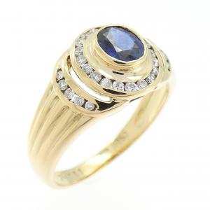 750YG サファイヤ リング