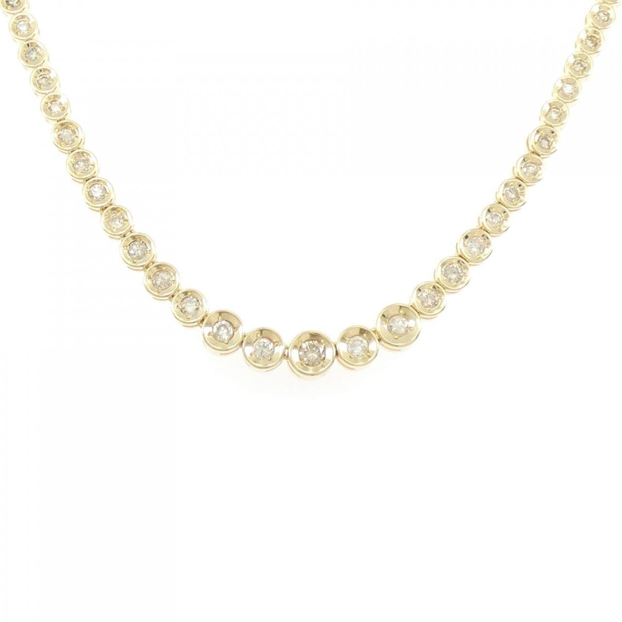 K18YG ダイヤモンド ネックレス 3.00CT