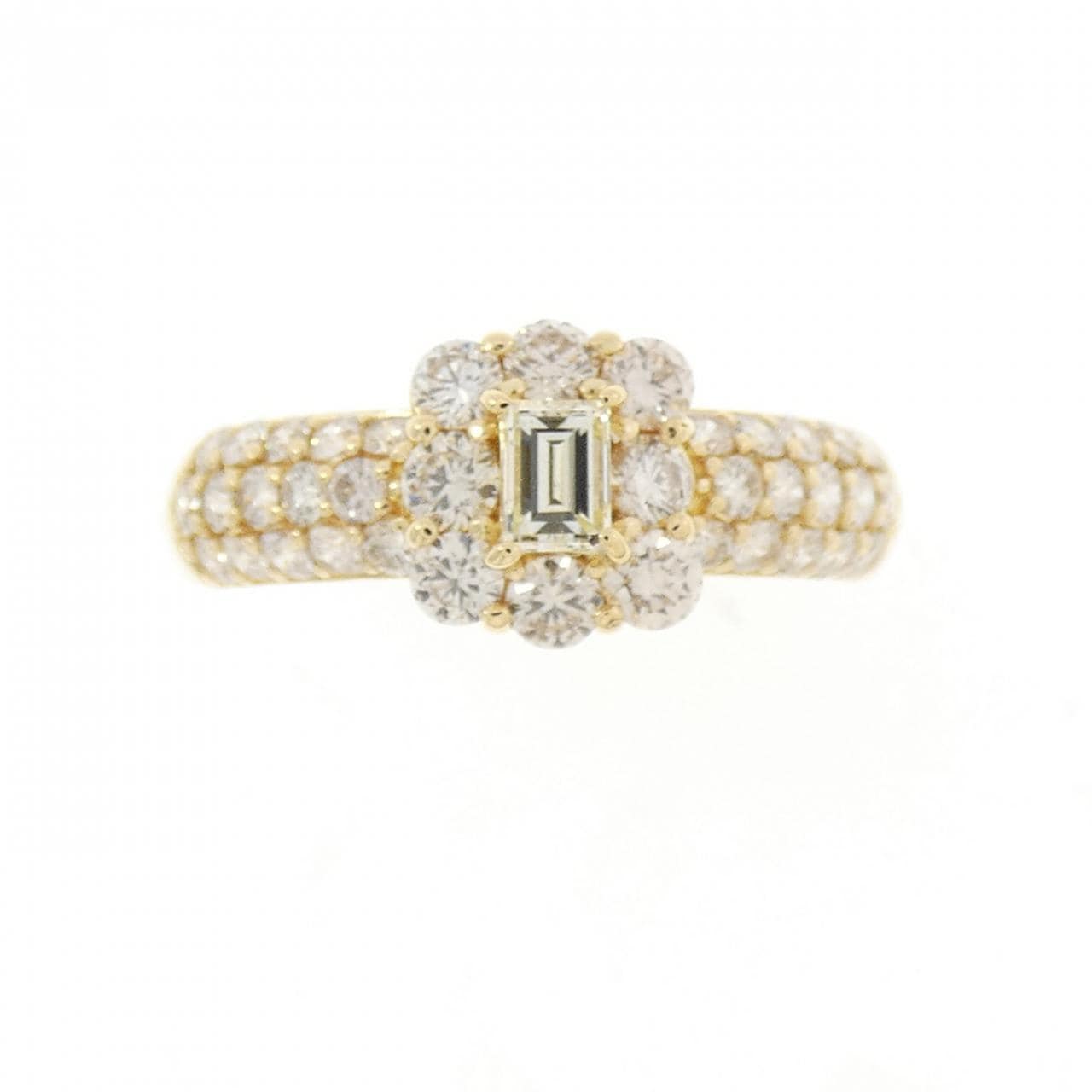 K18YG ダイヤモンド リング 0.16CT