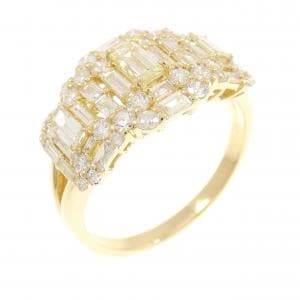 K18YG ダイヤモンド リング 1.70CT