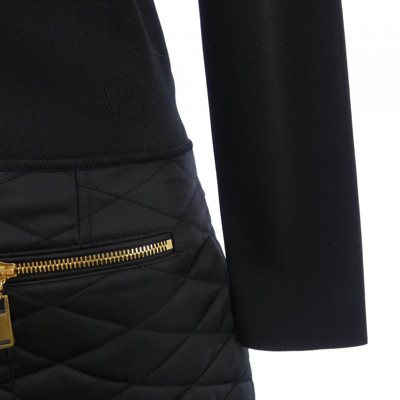 ルイヴィトン LOUIS VUITTON バイマテリアルAラインニットドレス FIKD01OUI ワンピース
