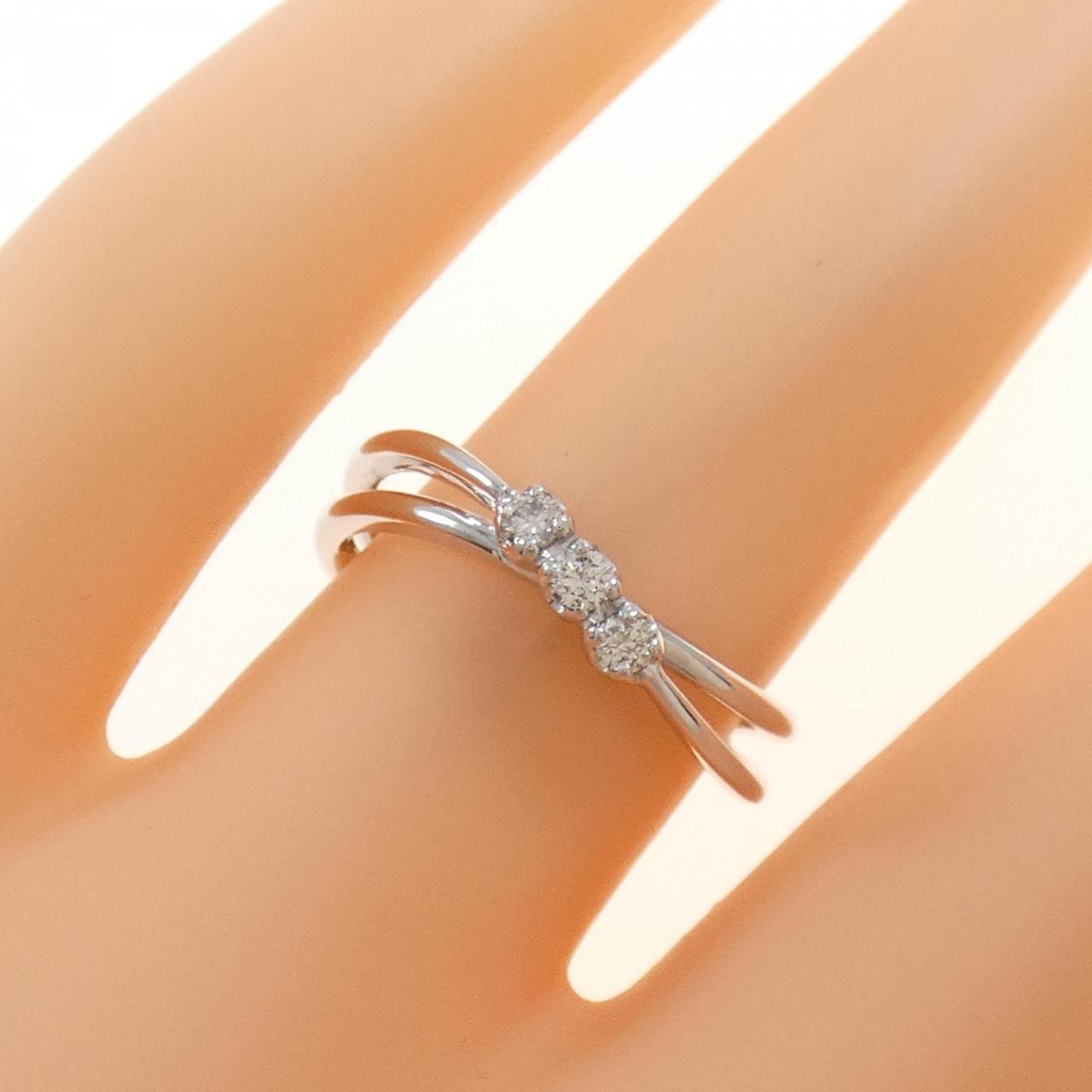 コメ兵｜K18WG ダイヤモンド リング 0.10CT｜ジュエリー｜リング