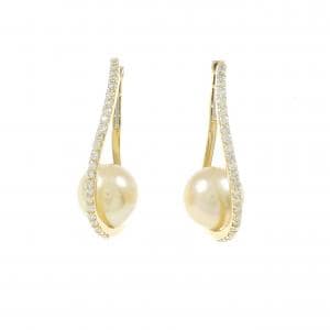 White Butterfly Pearl earrings/earrings