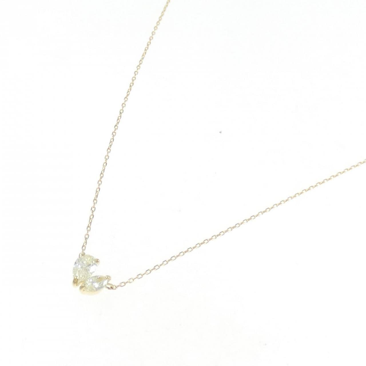 【新品】K18YG ダイヤモンド ネックレス 0.30CT