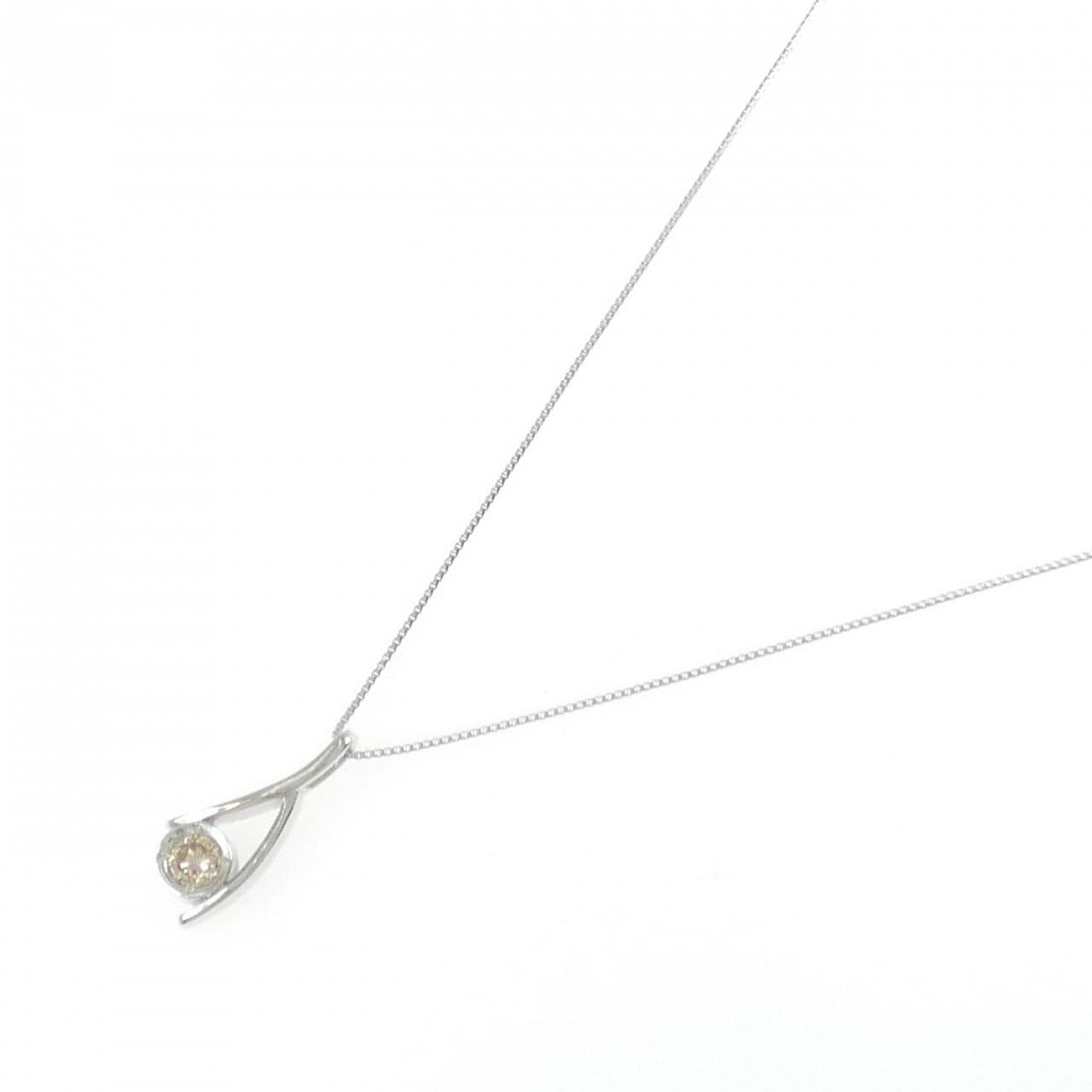 PT900/PT850 ダイヤモンド ネックレス 0.20CT