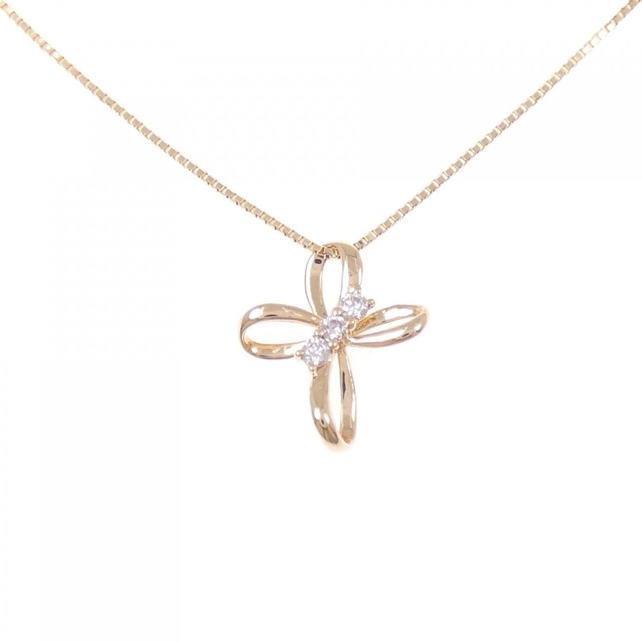 ジーエスティービー ピンクダイヤモンド ネックレス 0.05CT