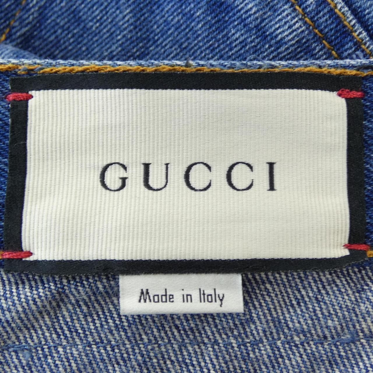グッチ GUCCI ウォッシュドデニムテーパードパンツ 408637 XDBBQ ジーンズ