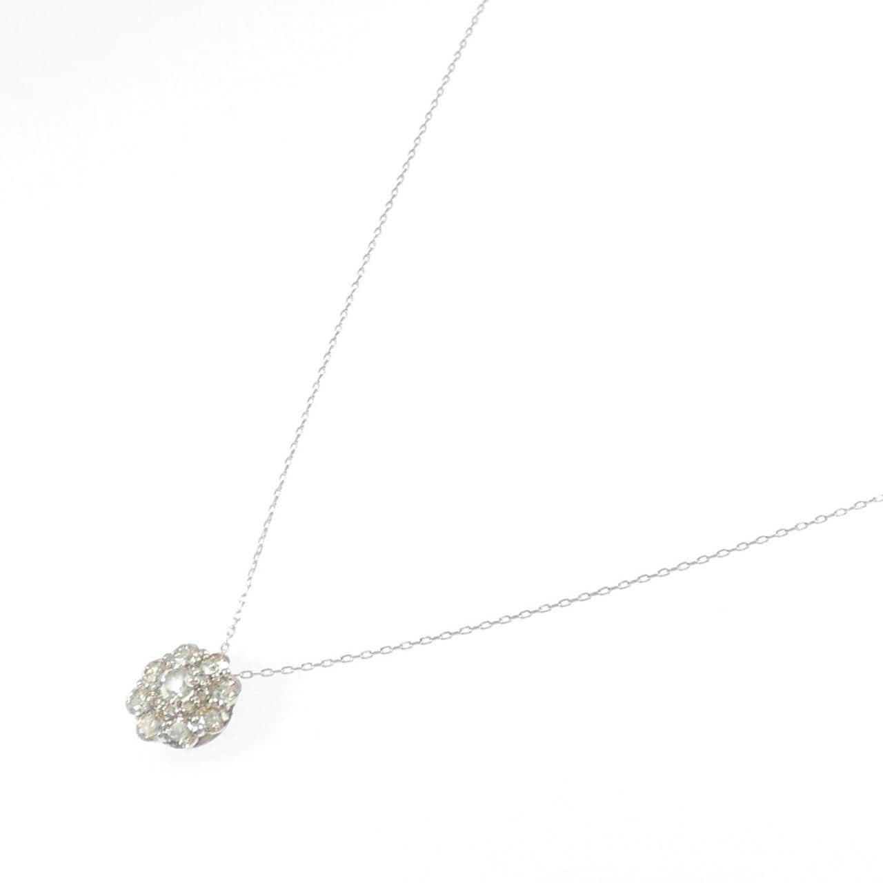 PT950 ダイヤモンド ネックレス 0.80CT