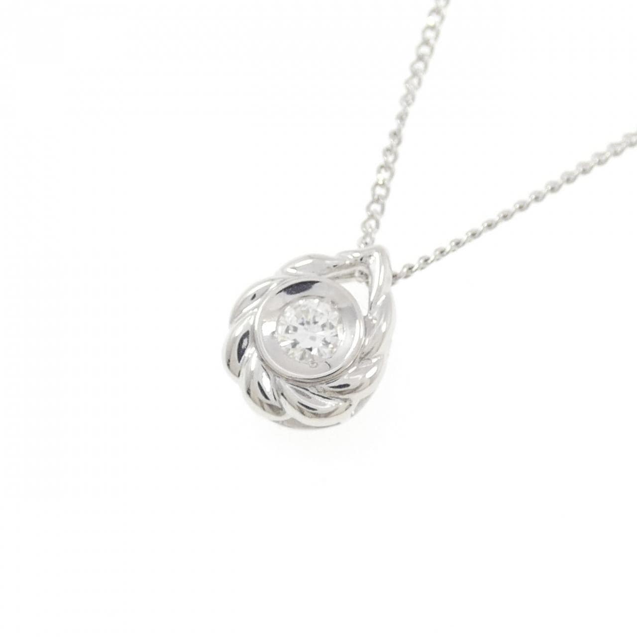 PT900/PT850 ダイヤモンド ネックレス 0.11CT