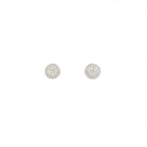 K18WG ダイヤモンド ピアス 0.24CT
