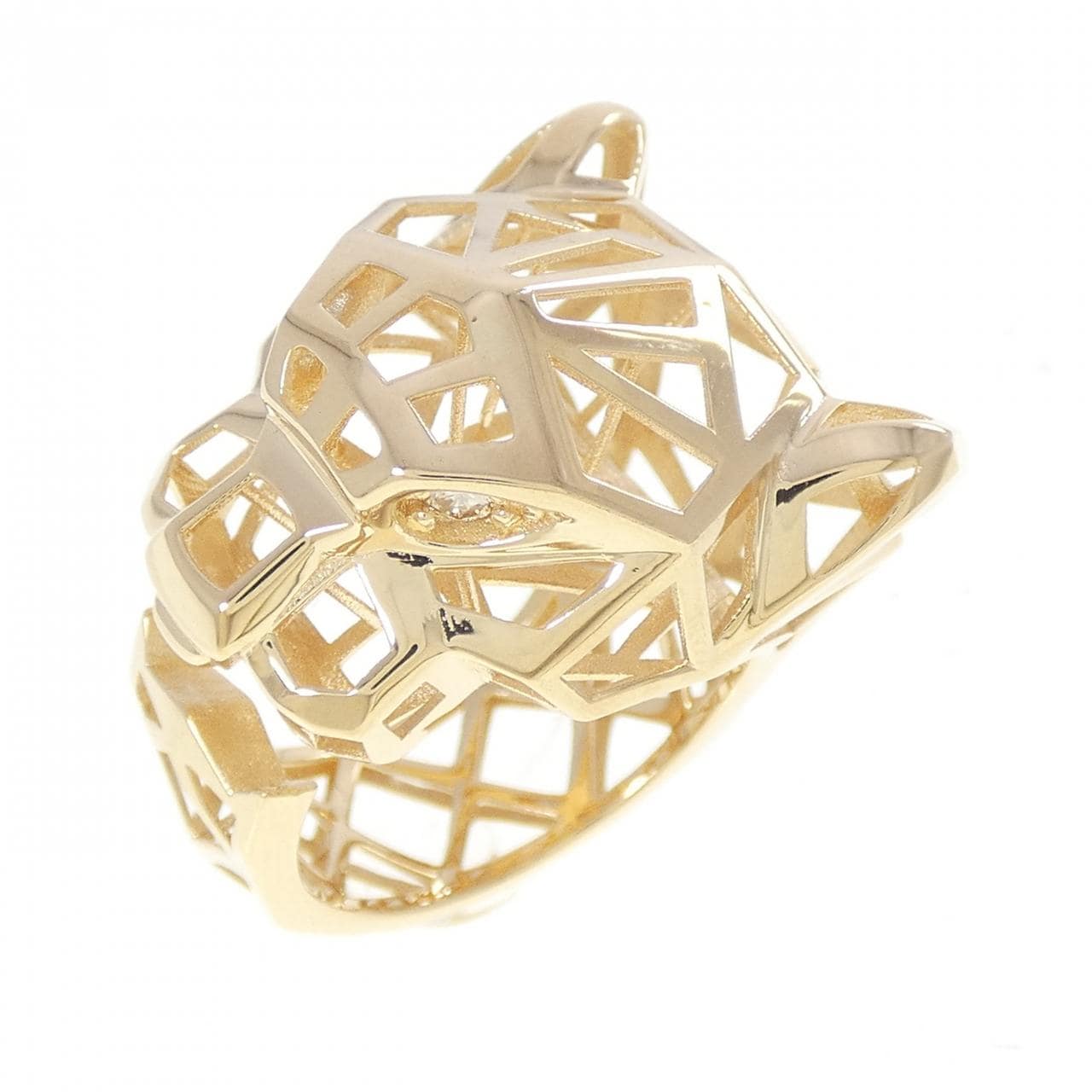 K18YG ダイヤモンド リング 0.12CT