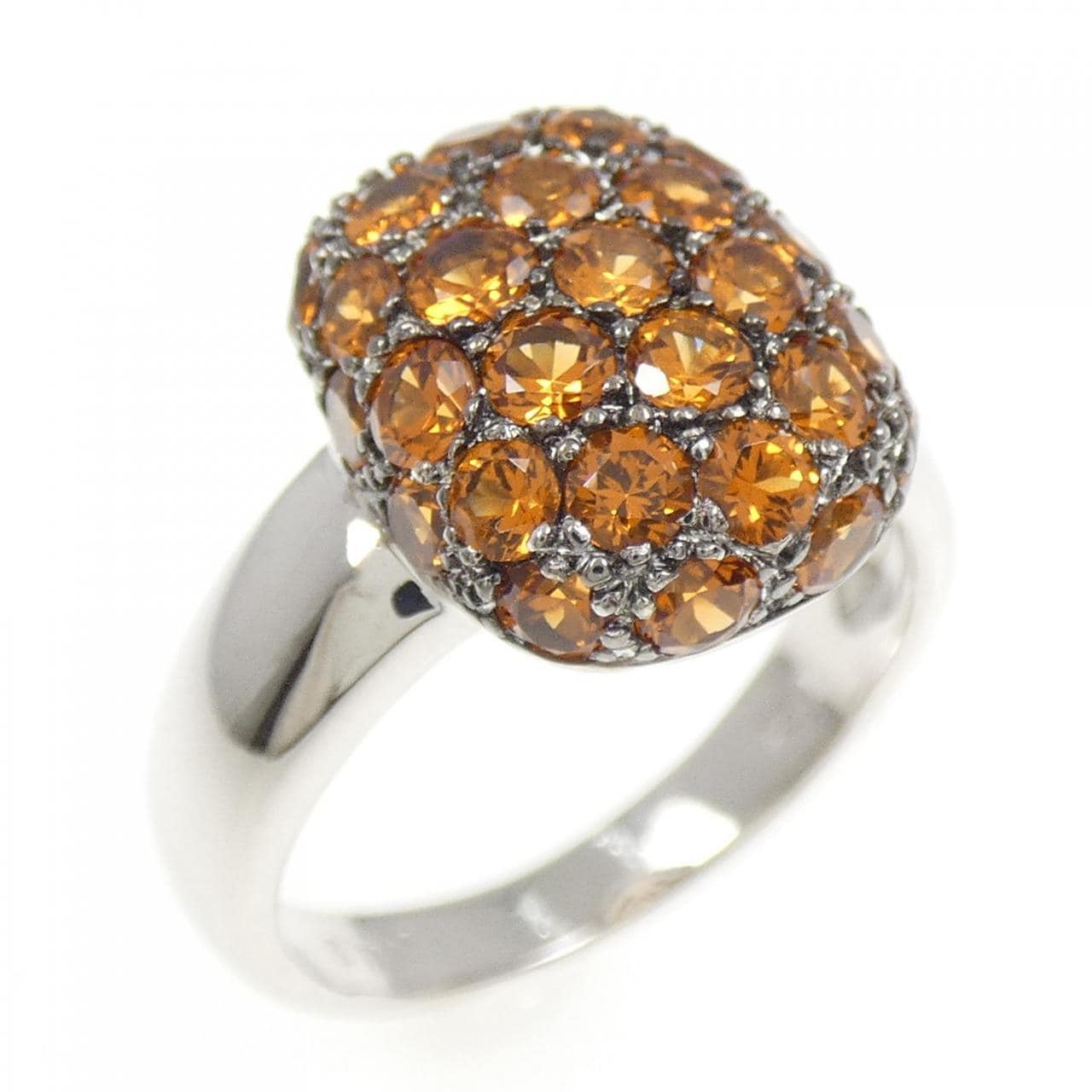 750WG/750BG ガーネット リング 2.32CT