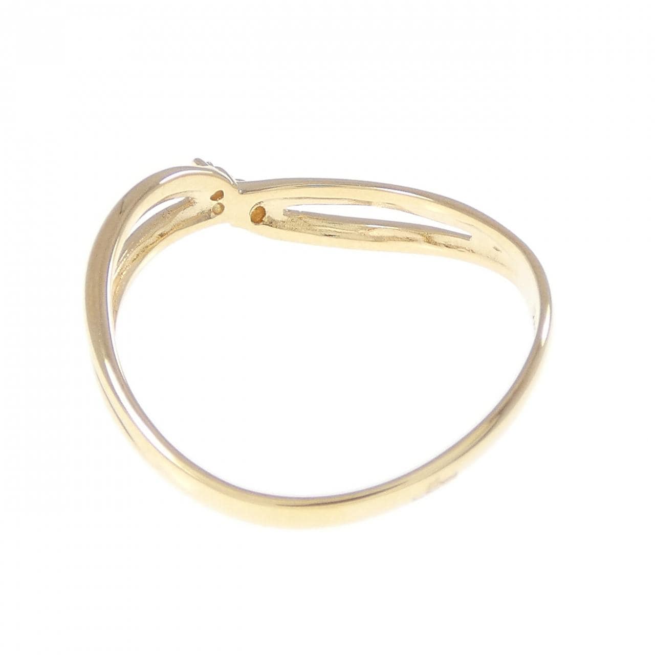 K18YG ダイヤモンド リング 0.03CT