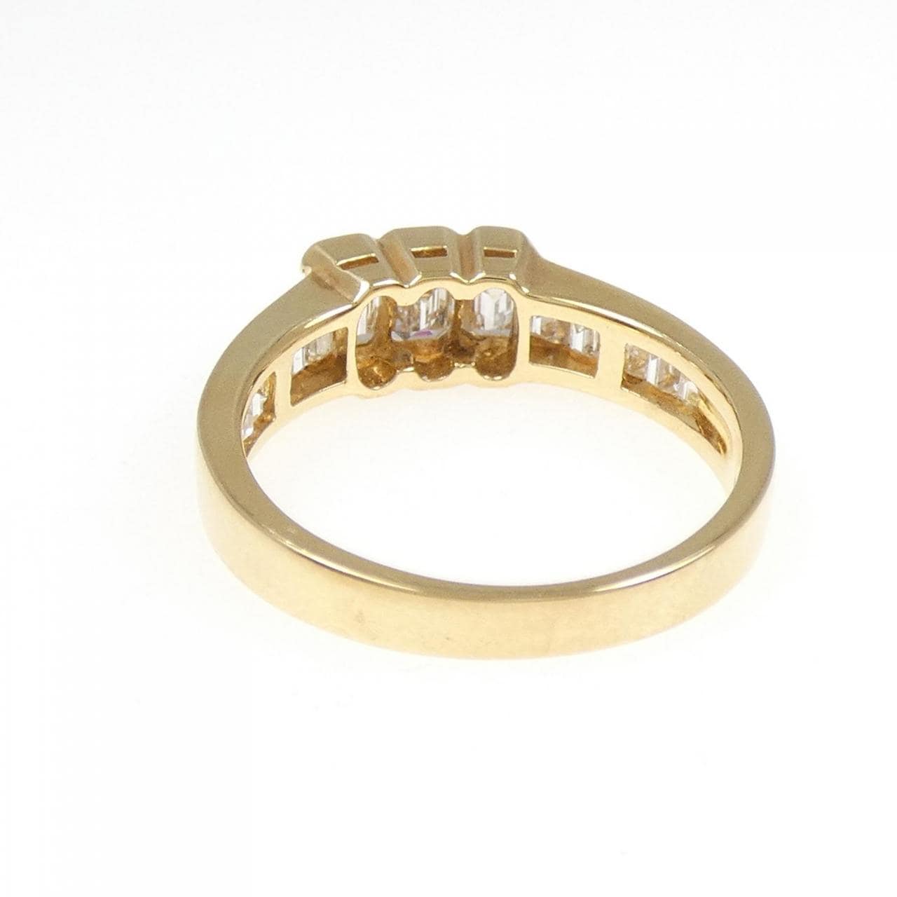 K18YG ダイヤモンド リング 1.29CT