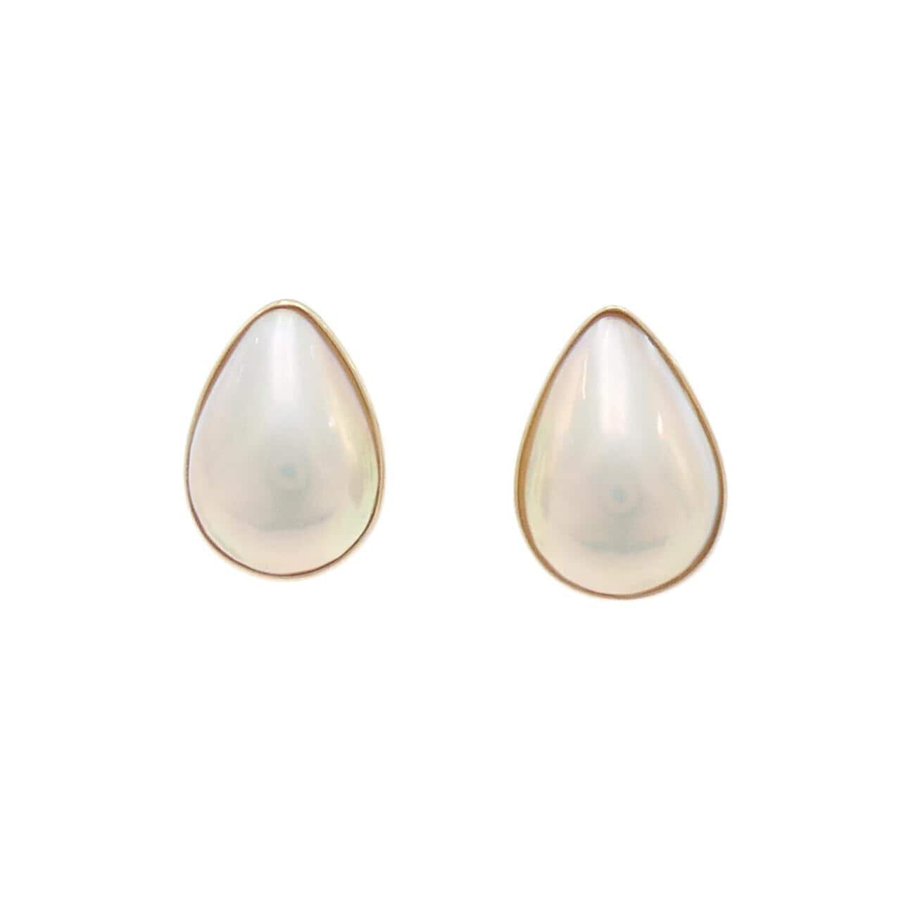 Tasaki mabe pearl earrings