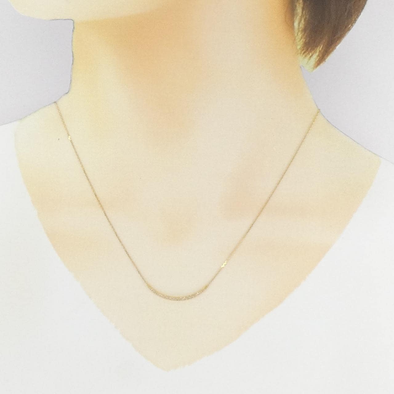 アガット ダイヤモンド ネックレス 0.06CT