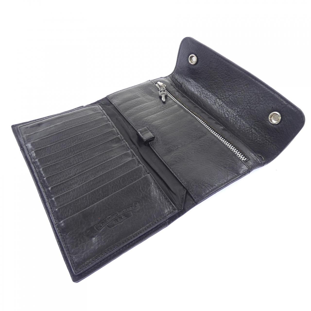 クロムハーツ CHROME HEARTS WAVE CROSS BTN　ウェーブ クロスボタン 2246 304 0501 0900 WALLET