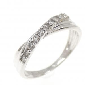 K18WG ダイヤモンド リング 0.15CT
