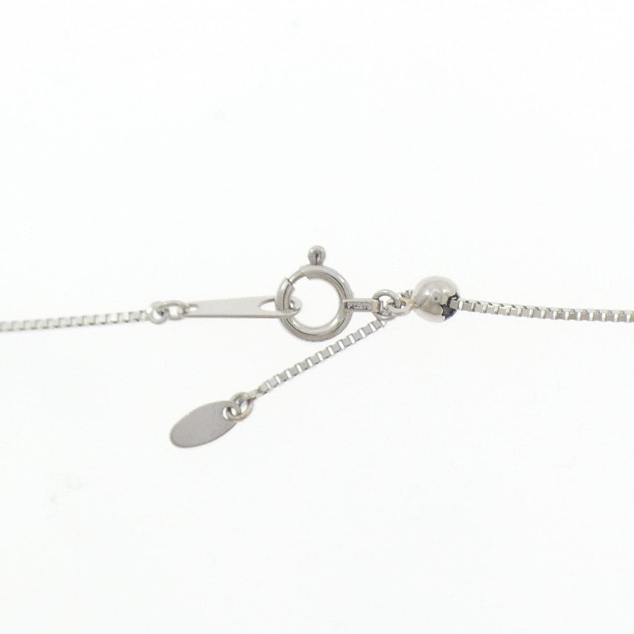 PT900/PT850 パパラチアサファイヤ ネックレス 1.115CT