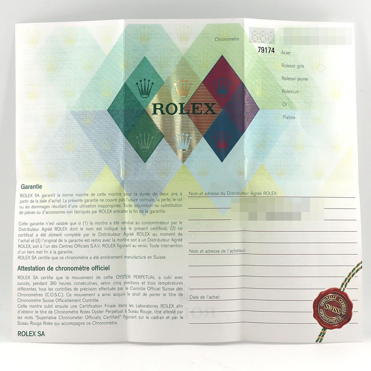 ロレックス デイトジャスト 79174NR SSxWG 自動巻 D番