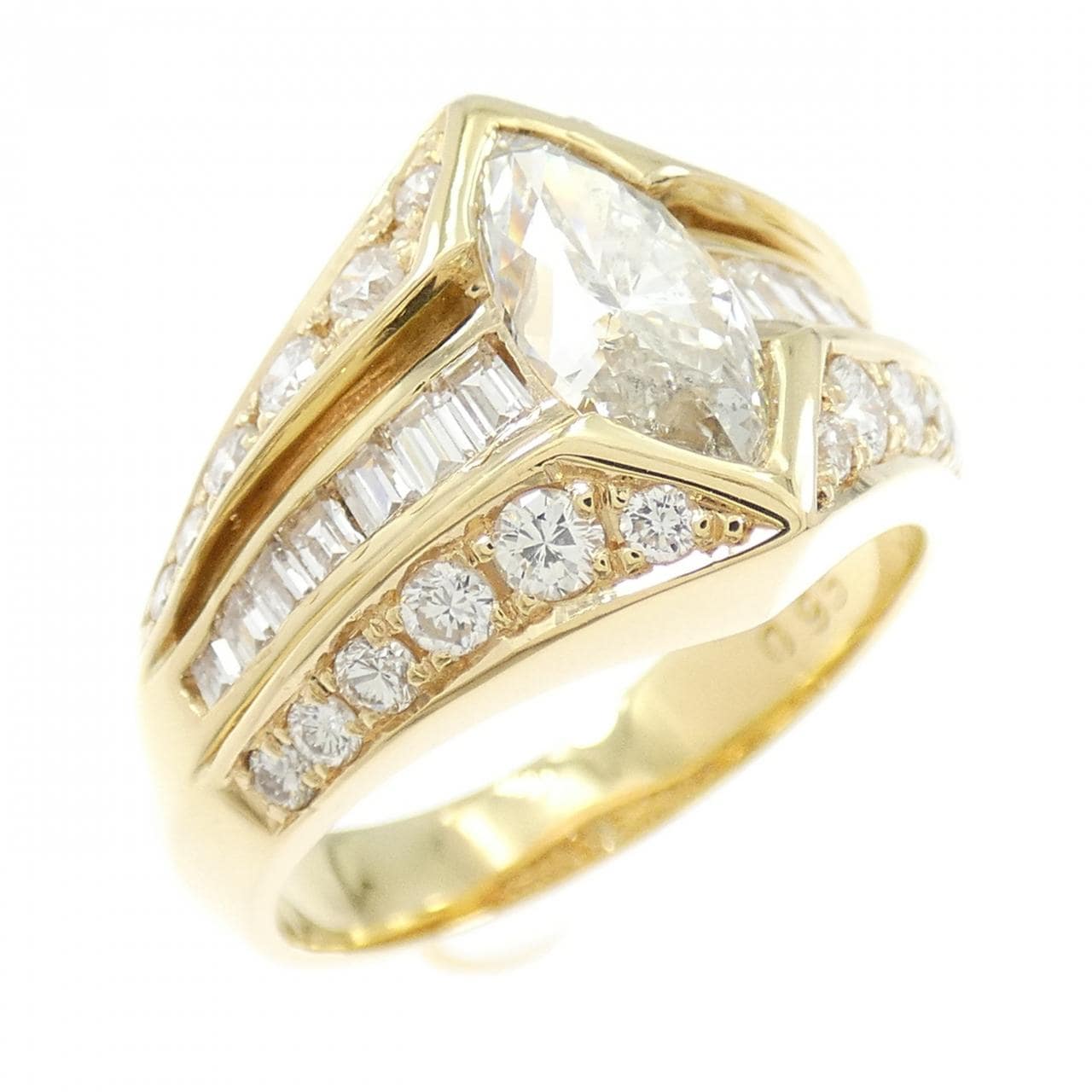 K18YG ダイヤモンド リング 1.22CT