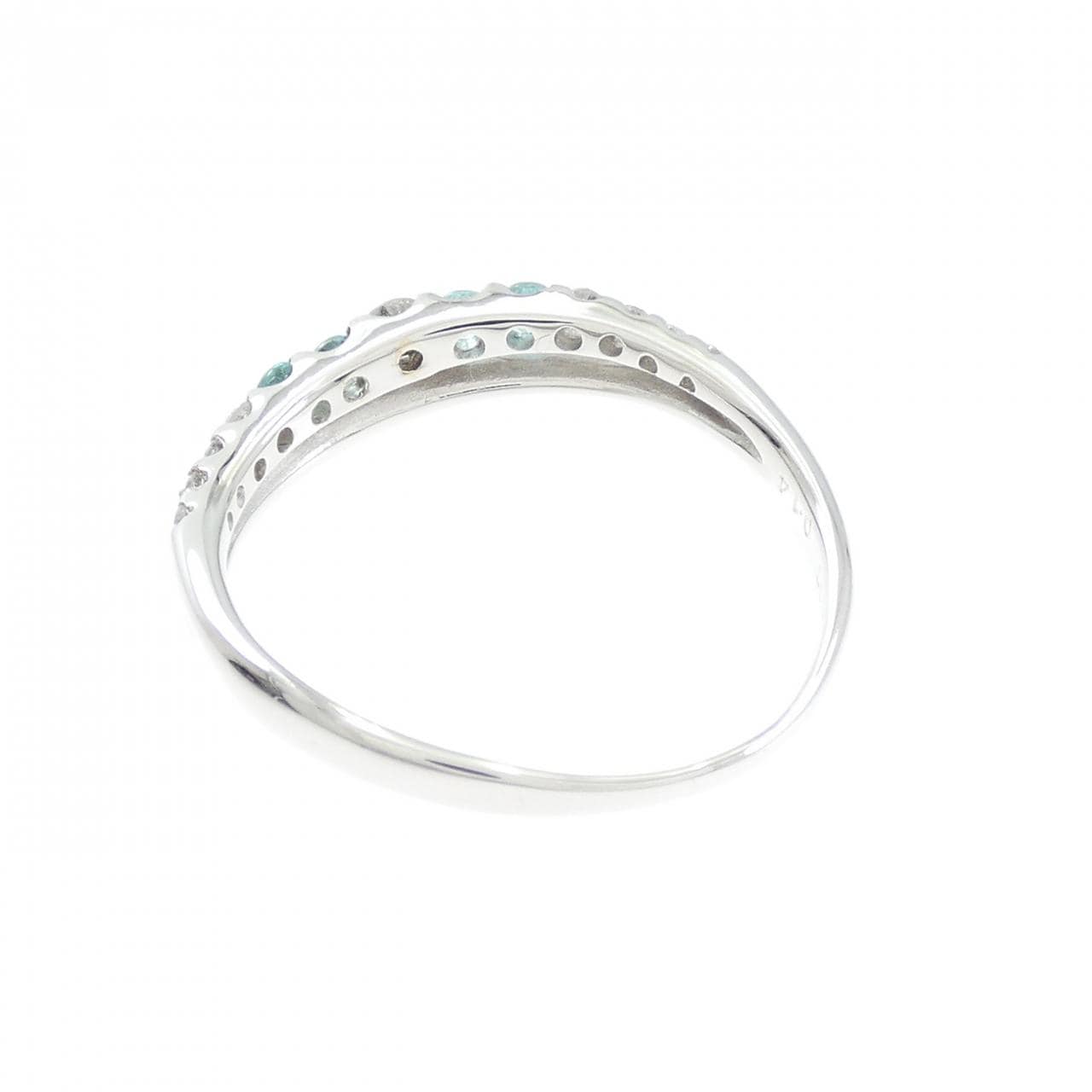 K18WG碧璽戒指 0.17克拉