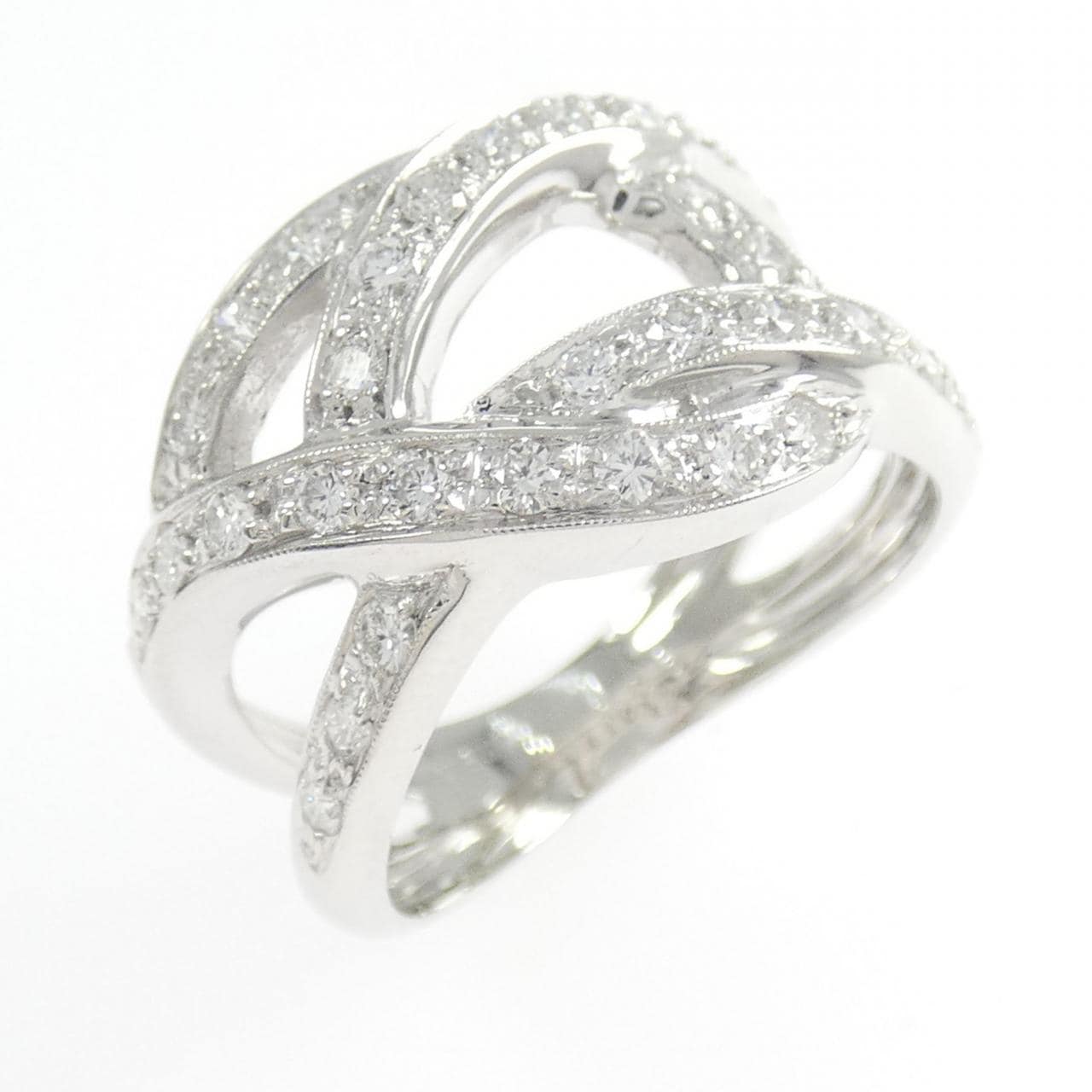 K18WG ダイヤモンド リング 0.56CT