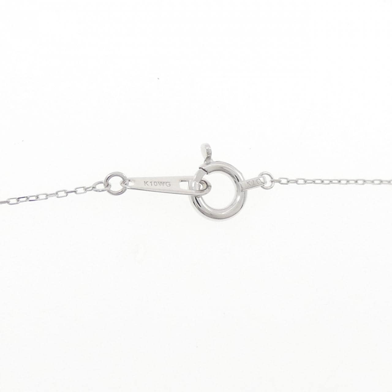 K10WG ダイヤモンド ネックレス 0.07CT