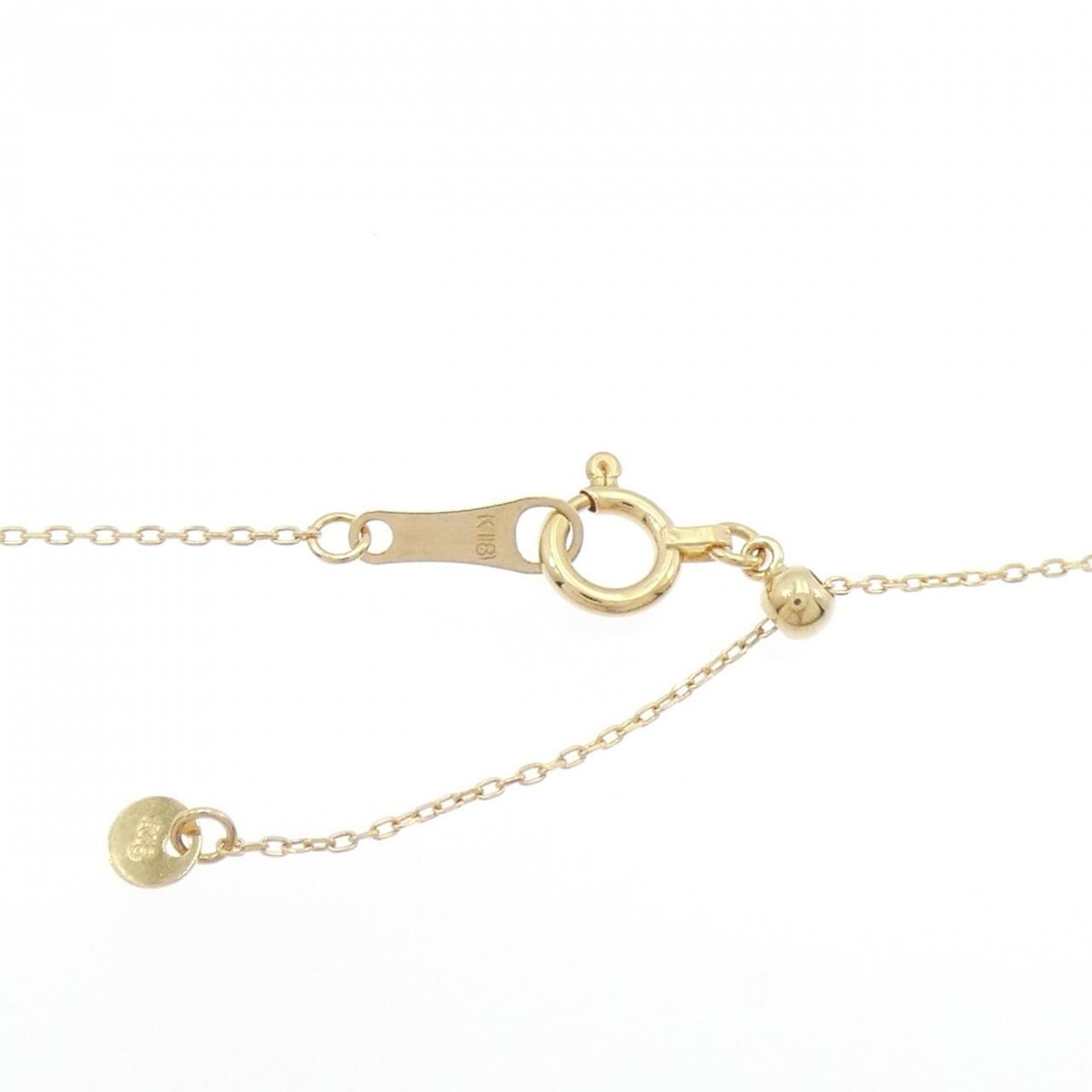 K18YG Sapphire Necklace 0.95CT